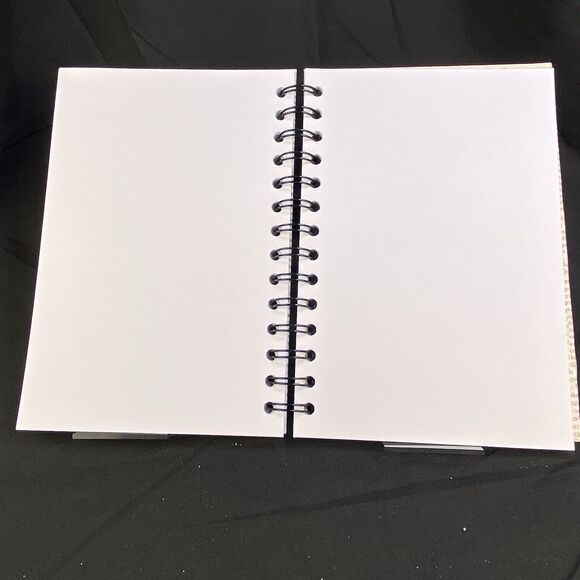 Journal Unique "MY STYLE" Fashion Designs Handmade Upcycle Spiral Notebook Flair - Picture 3 of 6